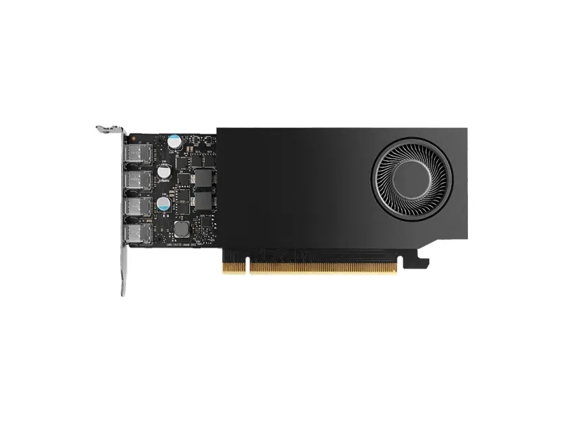 NVIDIA - Grafikkort - 4 GB GDDR6 - PCIe 4.0 x8 - 4 x Mini DisplayPort
