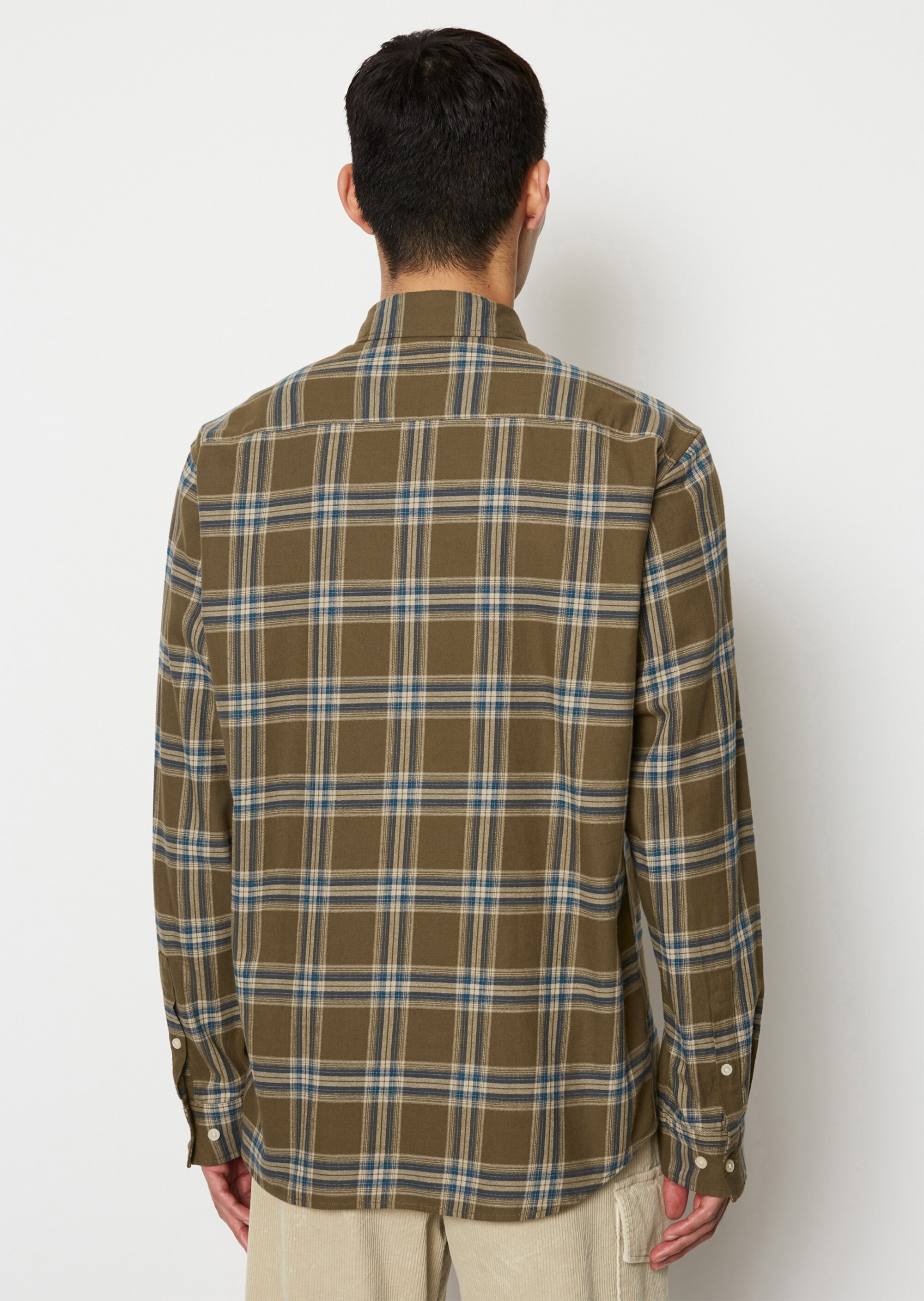 Hemd regular aus leichtem Bio-Baumwoll-Flannel
