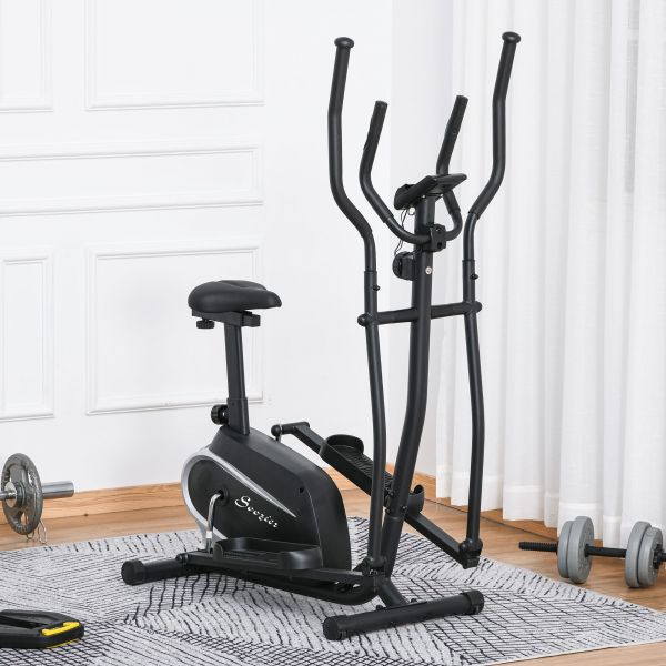 Homcom Elíptica 103x62x151 cm Preto - A90-230