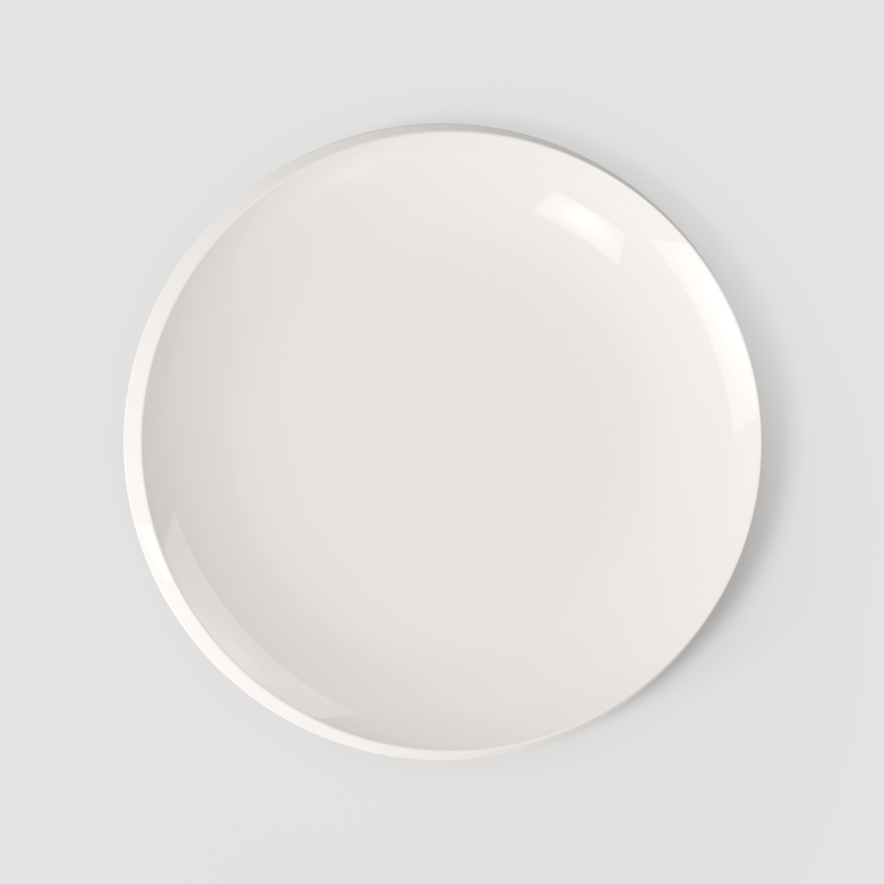 NewMoon Buffet plate White, 12.6'', Premium Porcelain