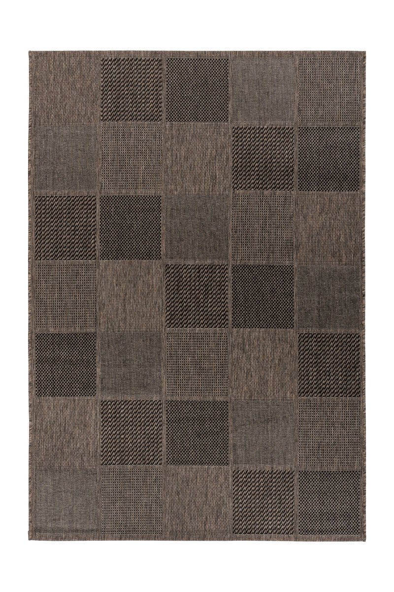 Outdoor-Kurzflorteppich SPLASH 400 - grau-braun - 80x150 cm