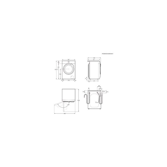AEG Waschtrockner Serie 9000 SensiDry® L9WEF80690