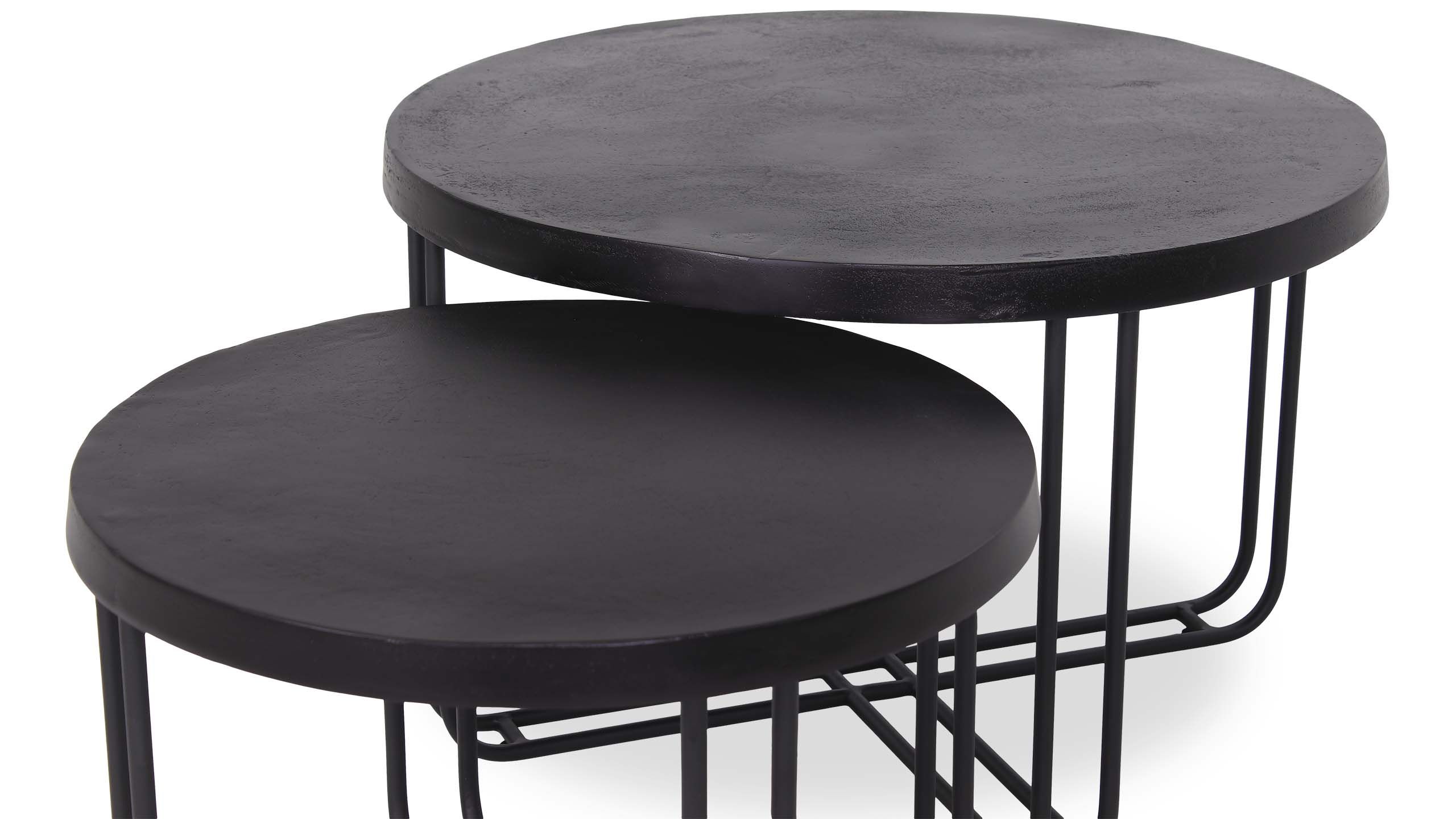 Salontafelset IV-52.006 Brute ⌀70  x H43 cm