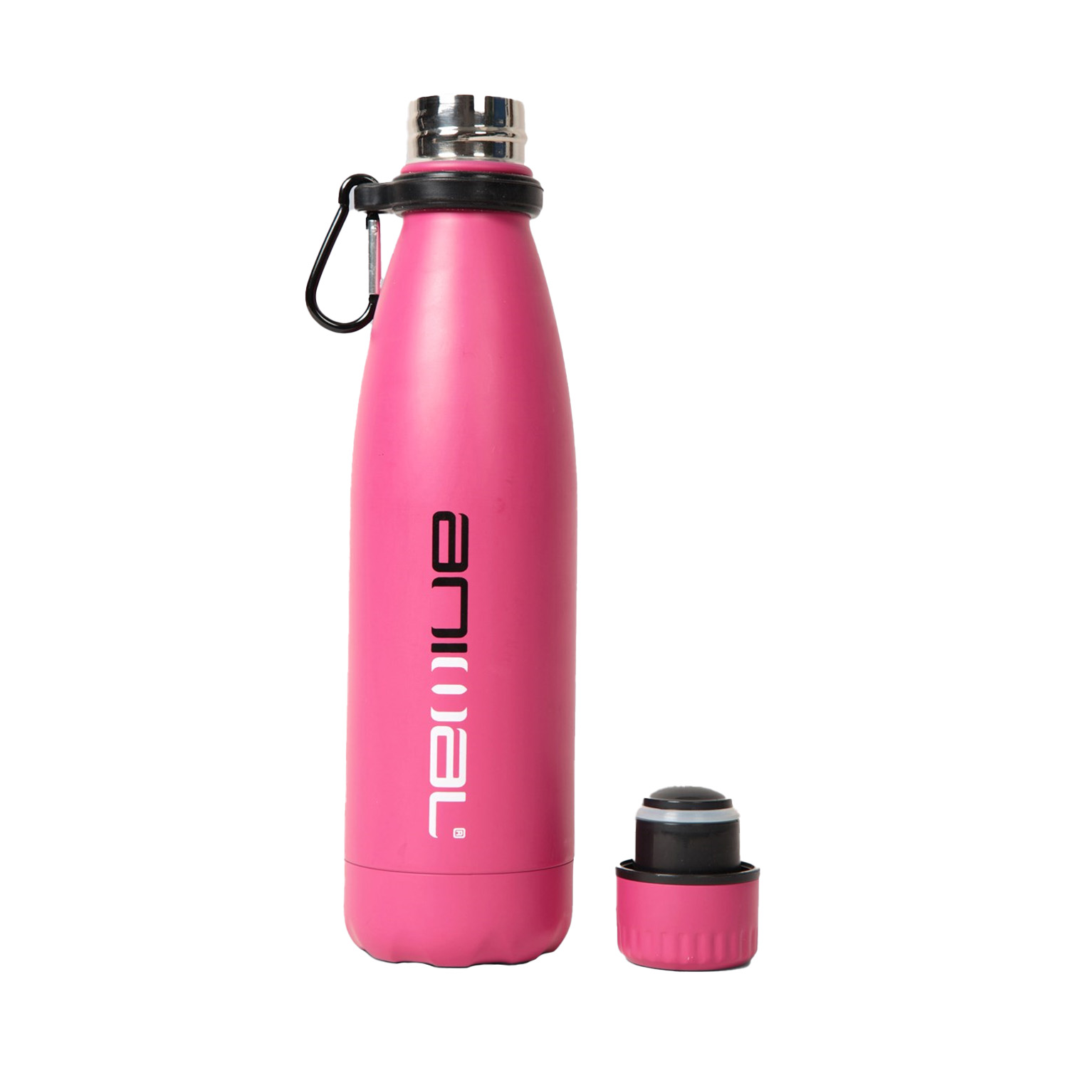 Garrafa de água de borracha com estampa de animais, 480ml