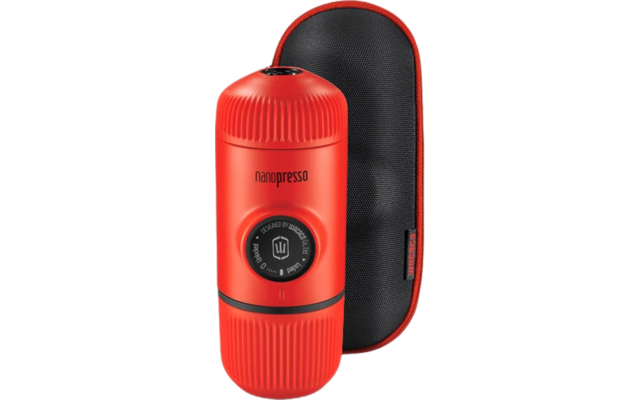 Wacaco Nanopresso inkl. Schutzhülle - lava red, Espresso-Bereiter