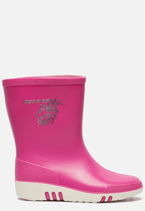 Dunlop Mini regenlaarzen roze Pu