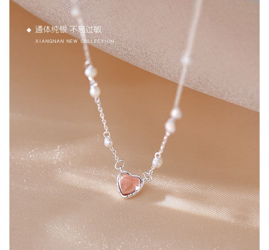 Toinianimos - Sterling Zilveren Hart Ketting