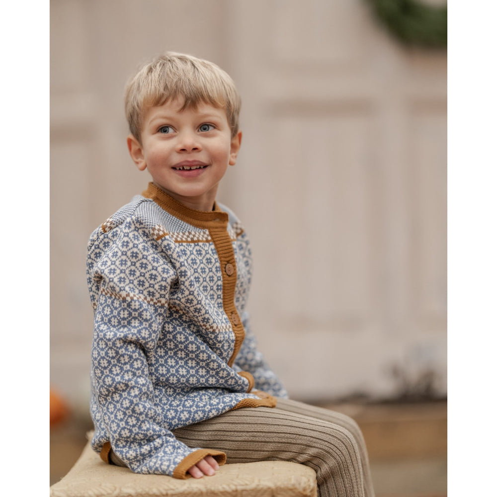 Køb Hanevild Moonlight Blue Alex Cardigan