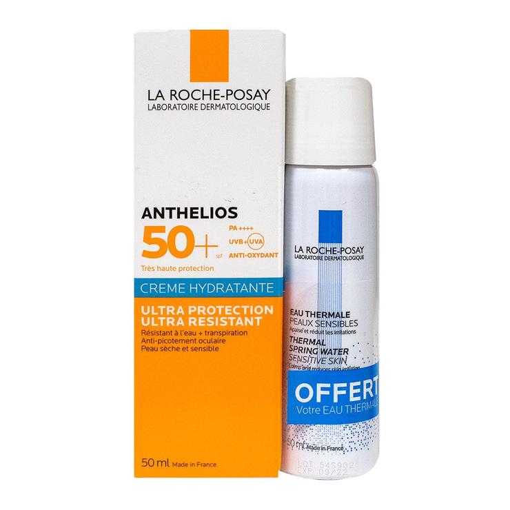 Anthelios crème solaire 50ml et eau thermale 50g