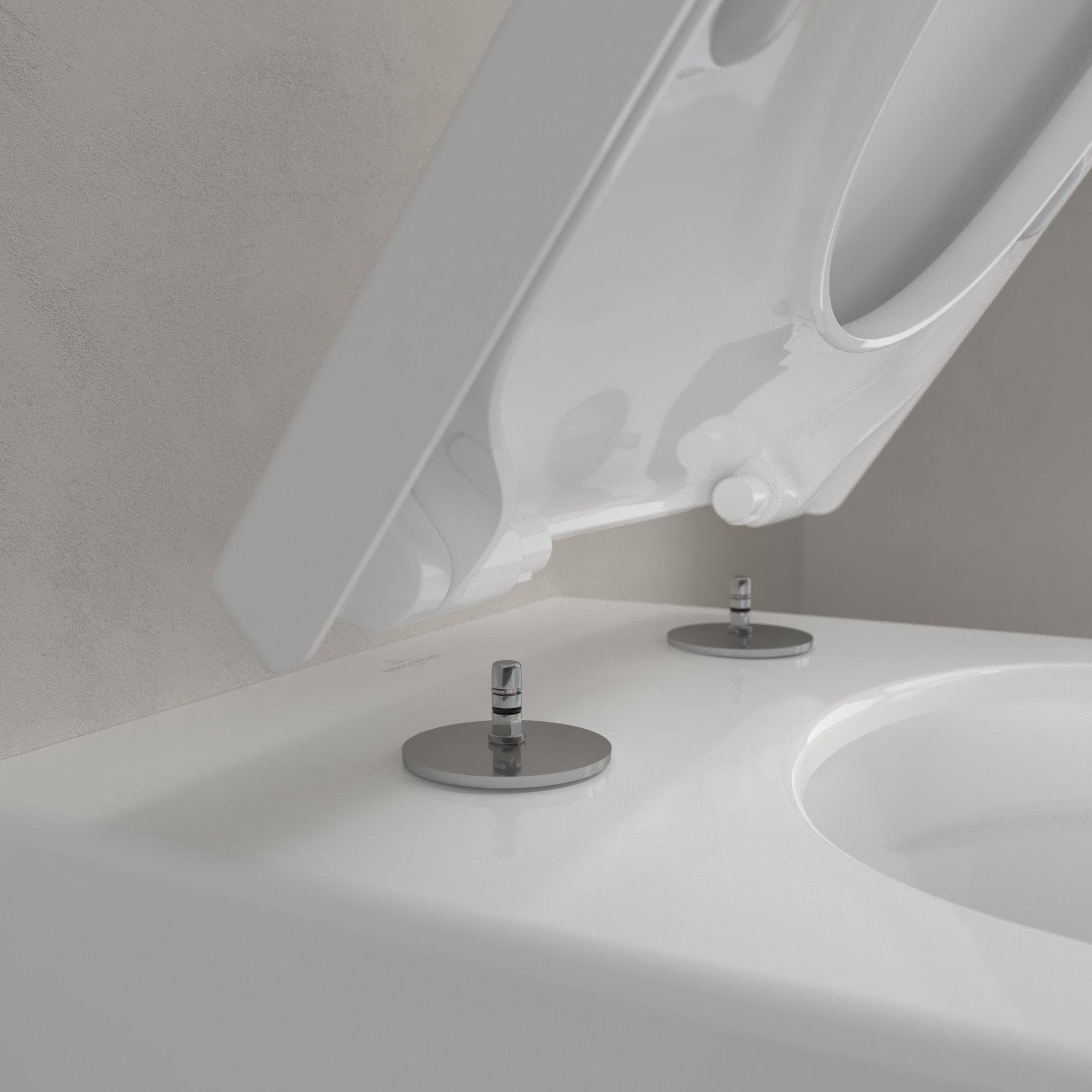 Villeroy & Boch Subway 3.0 randloos toilet CeramicPlus met TwistFlush en AntiBac wit glans