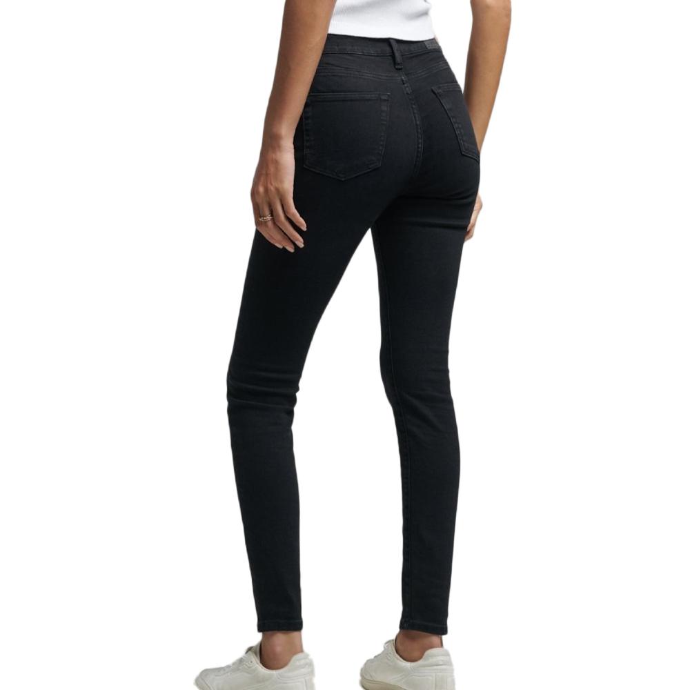Superdry Jean Skinny Noir Femme Superdry Vintage High Rise