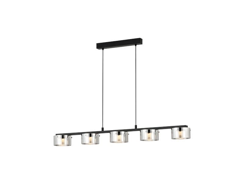 EGLO Leuchten LED-Pendelleuchte COPILLOS LED 5 x 5.4W 3000K LED Deckenleuchte mit warmweissem Licht und minimalistischem Design