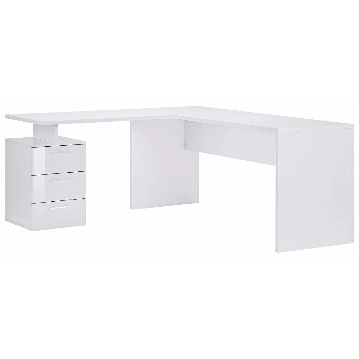 Bureau d'angle Alter - Blanc