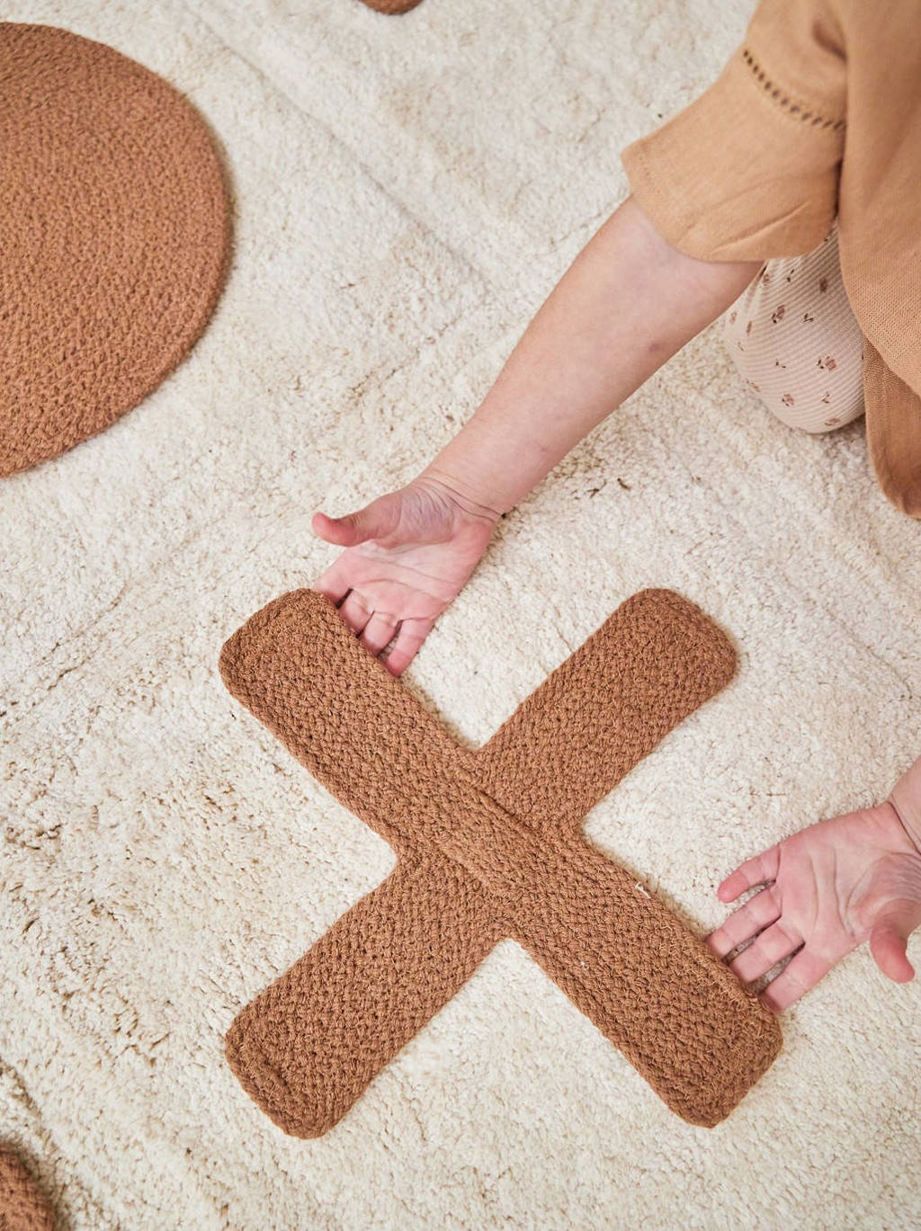 kindervloerkleed Tic Tac Toe (Ø120 cm)