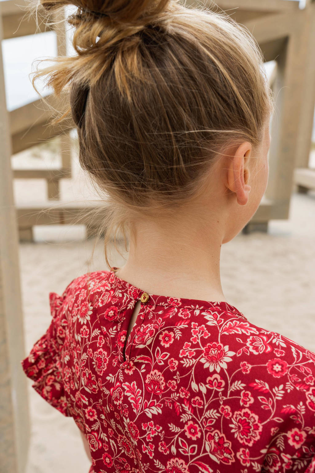 No Way Monday jurk met paisleyprint rood