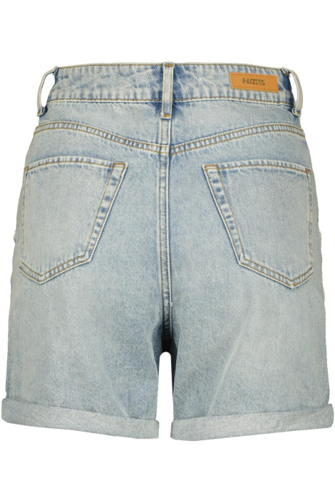 Raizzed blauwe dames korte broek