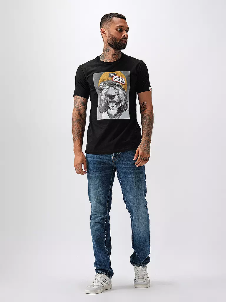 REPLAY T-Shirt  schwarz