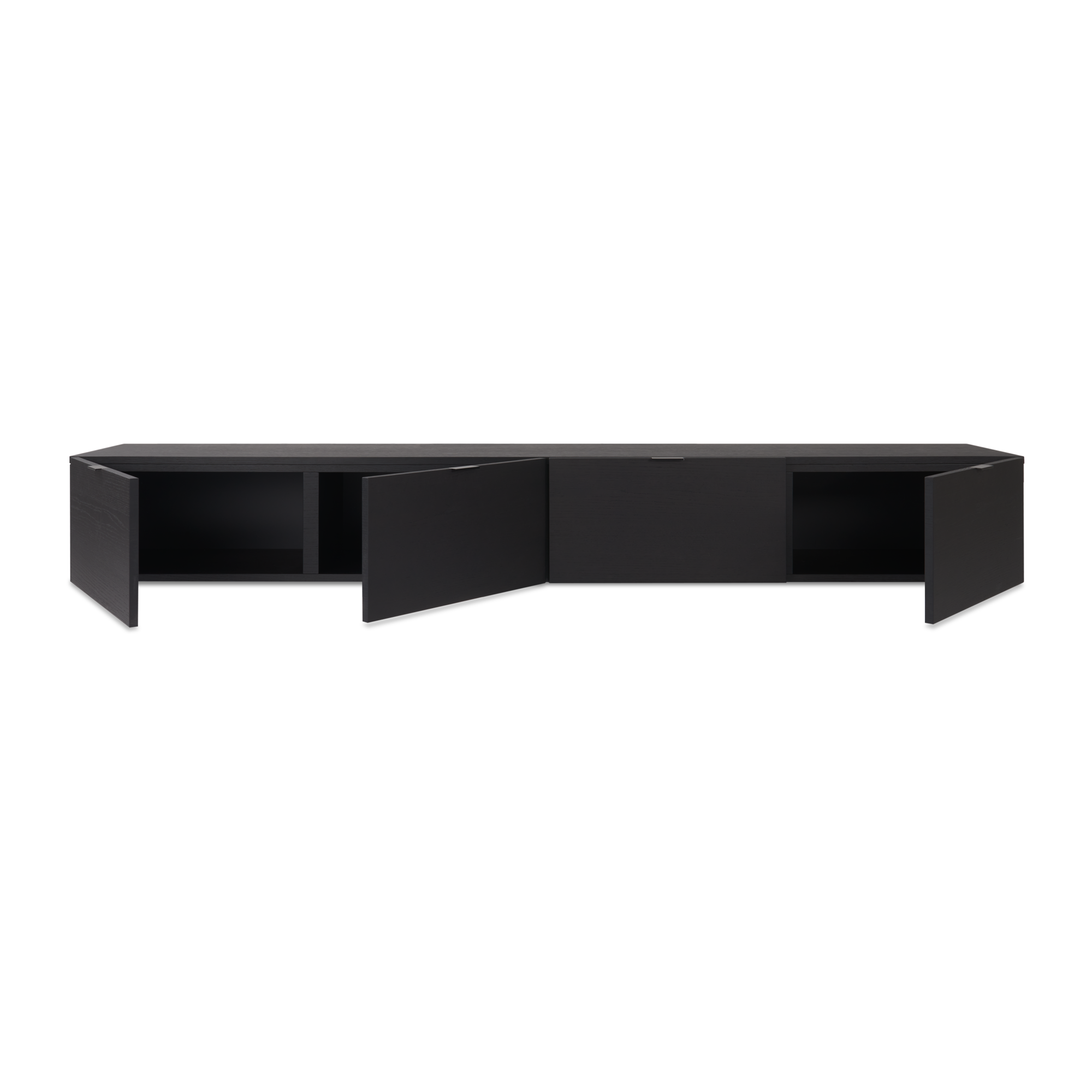 Tv meubel Woody met deurtjes 240 zwart