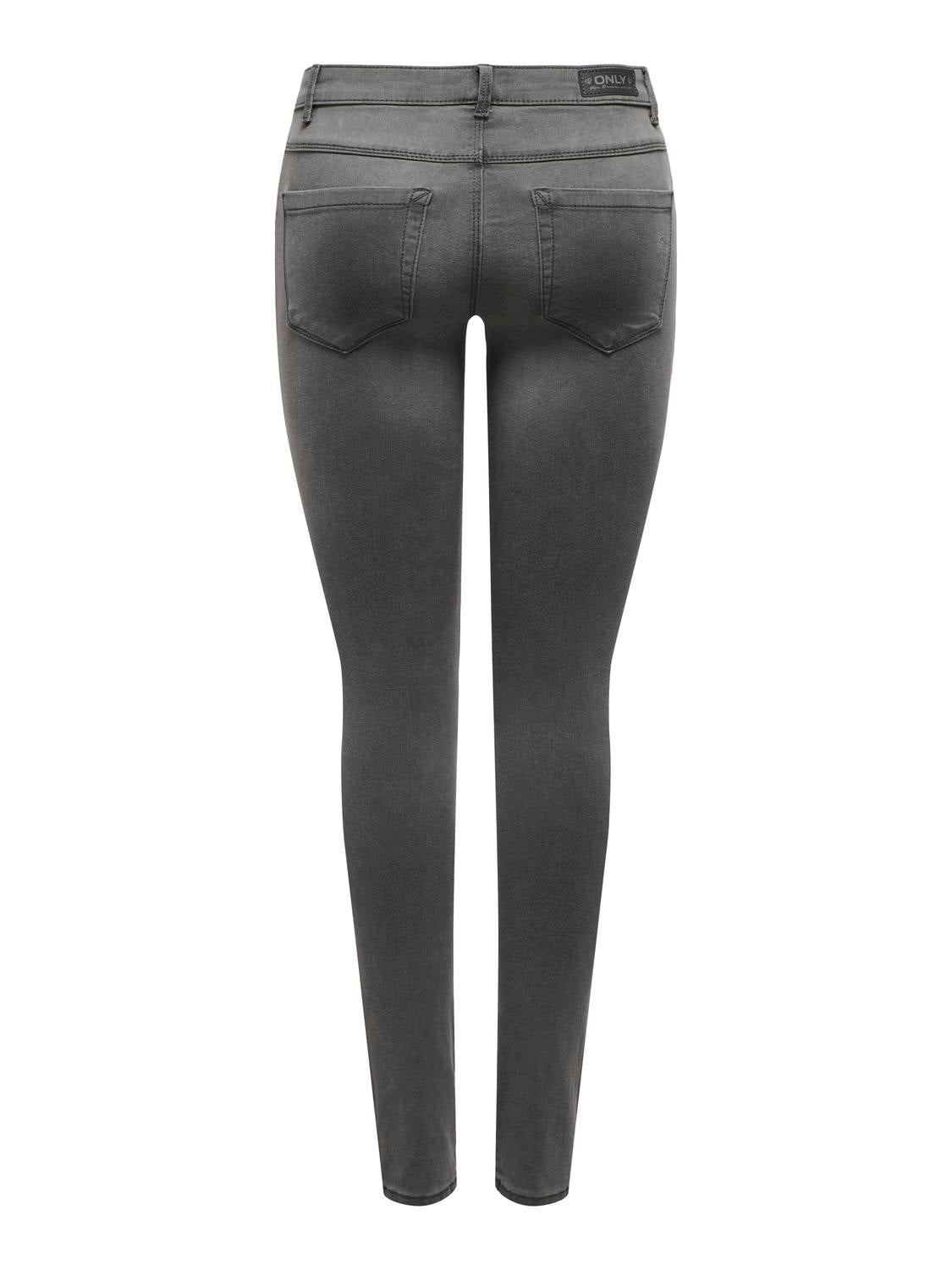 ONLROYAL Mittlere Taille Skinny Fit Jeans Dark Grey Denim