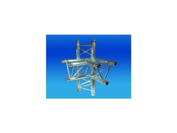 Alutruss TRILOCK 6082AC-44 3-punkt traverse 4-vejs-hjørne 90 °