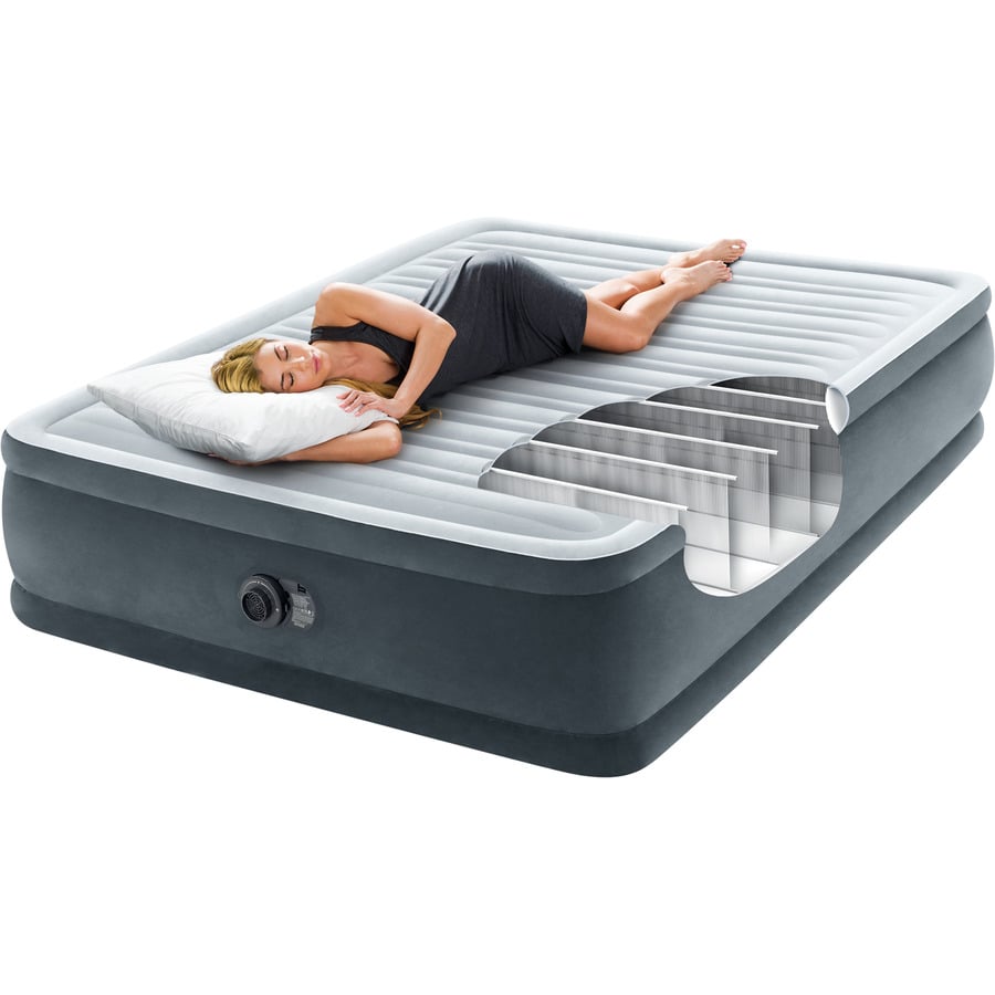 INTEX Luftbett Supreme Airflow 152 x 51 x 203 cm mit integrierter Pumpe