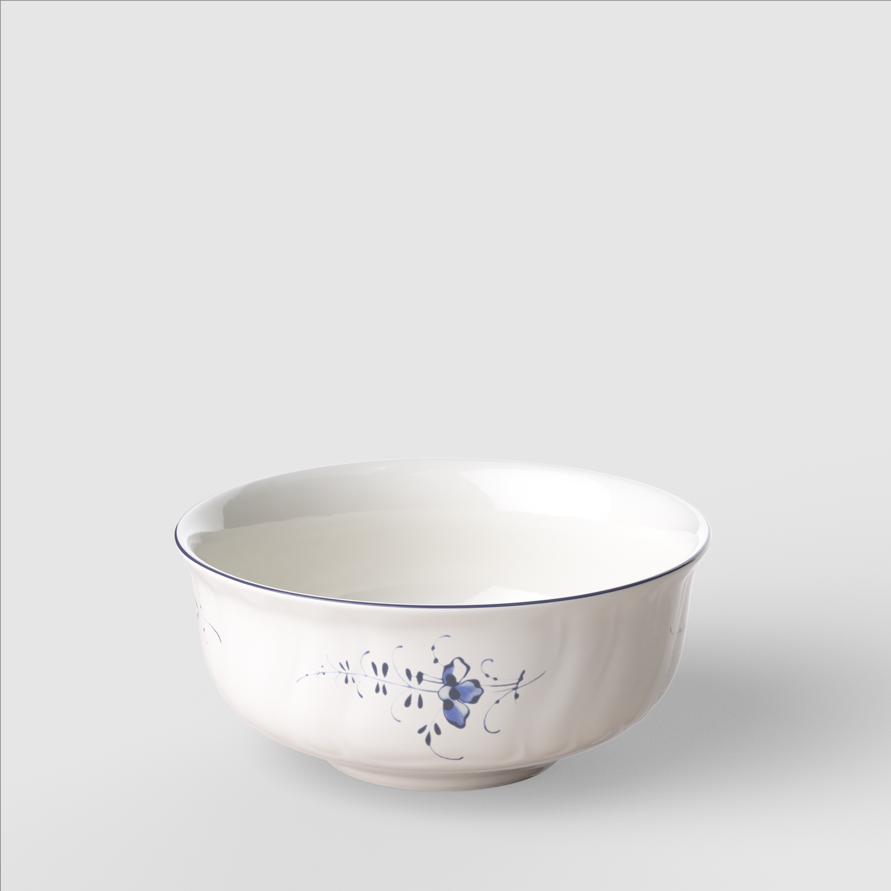Vieux Luxembourg Dessert bowl White, 8.8 oz, Premium Porcelain