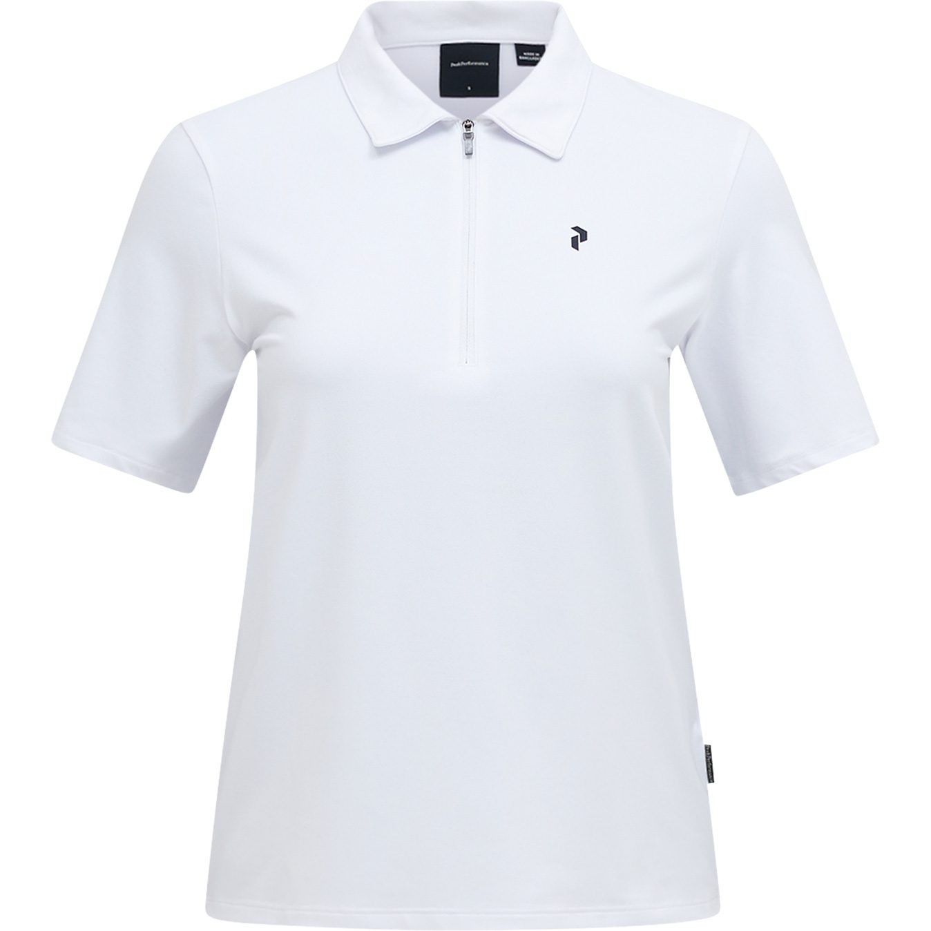 Peak Performance Comfort Zip Poloshirt Damen weiß