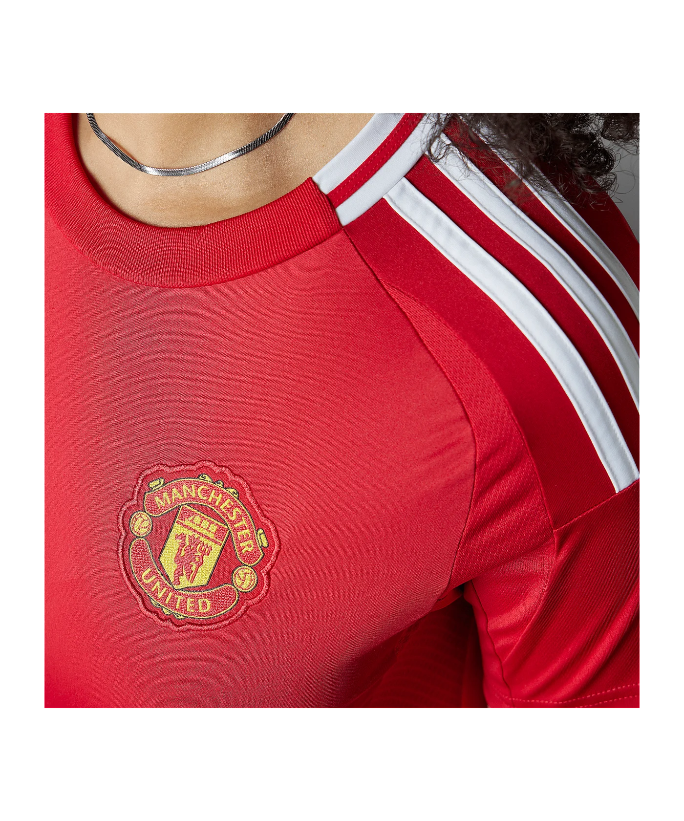 adidas Manchester United Trikot Home 2024/2025 Damen Rot
