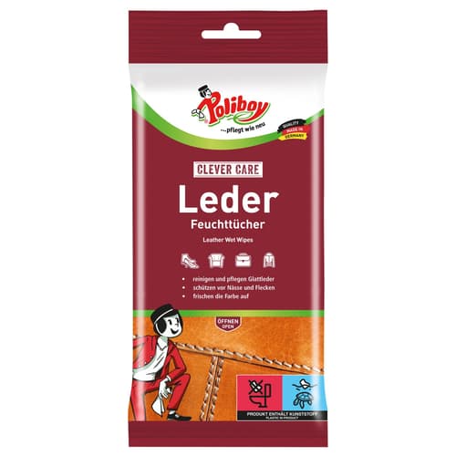Poliboy Leder Feuchttücher
