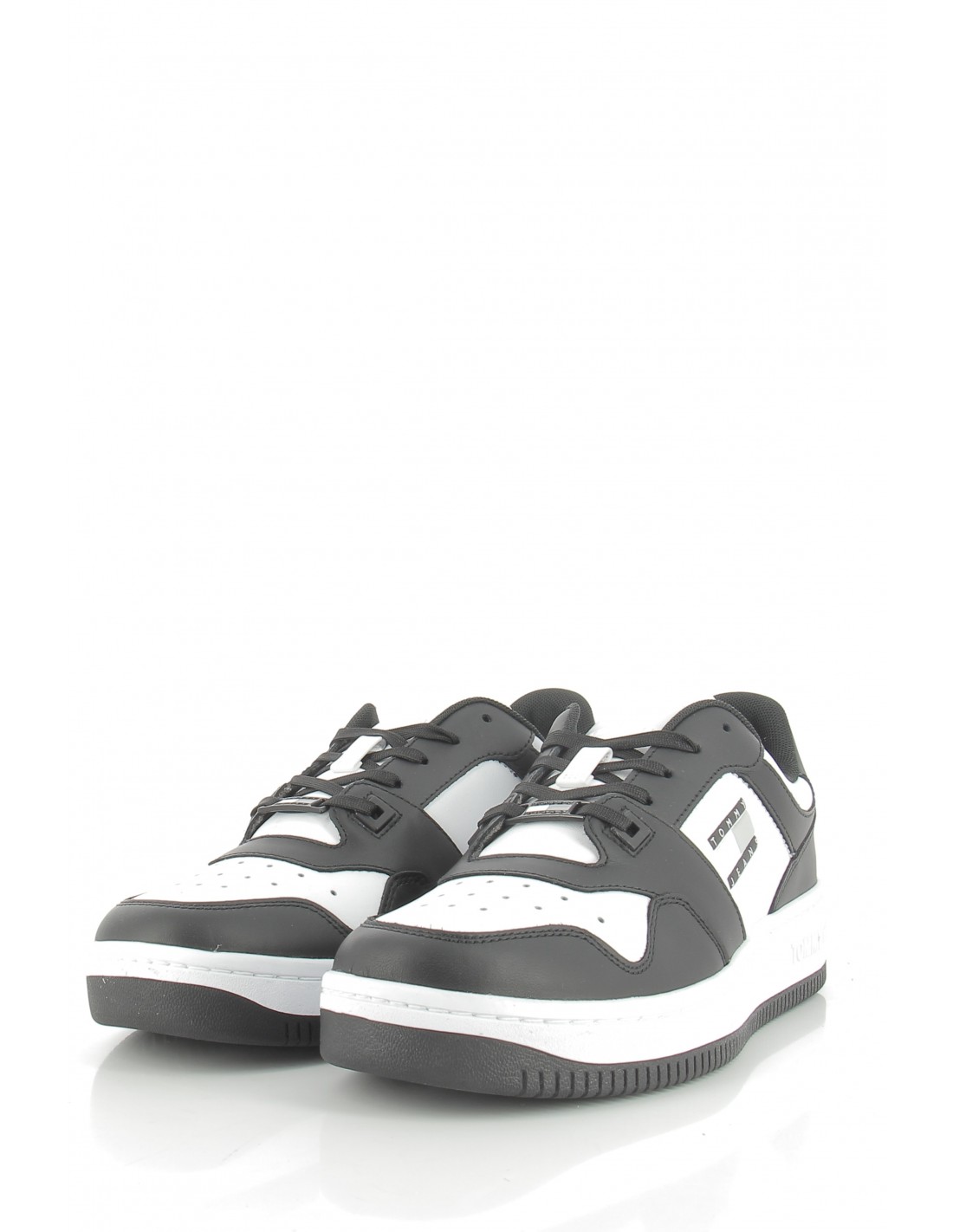 tommy hilfiger Baskets de ville homme tommy jeans basket noir/blanc