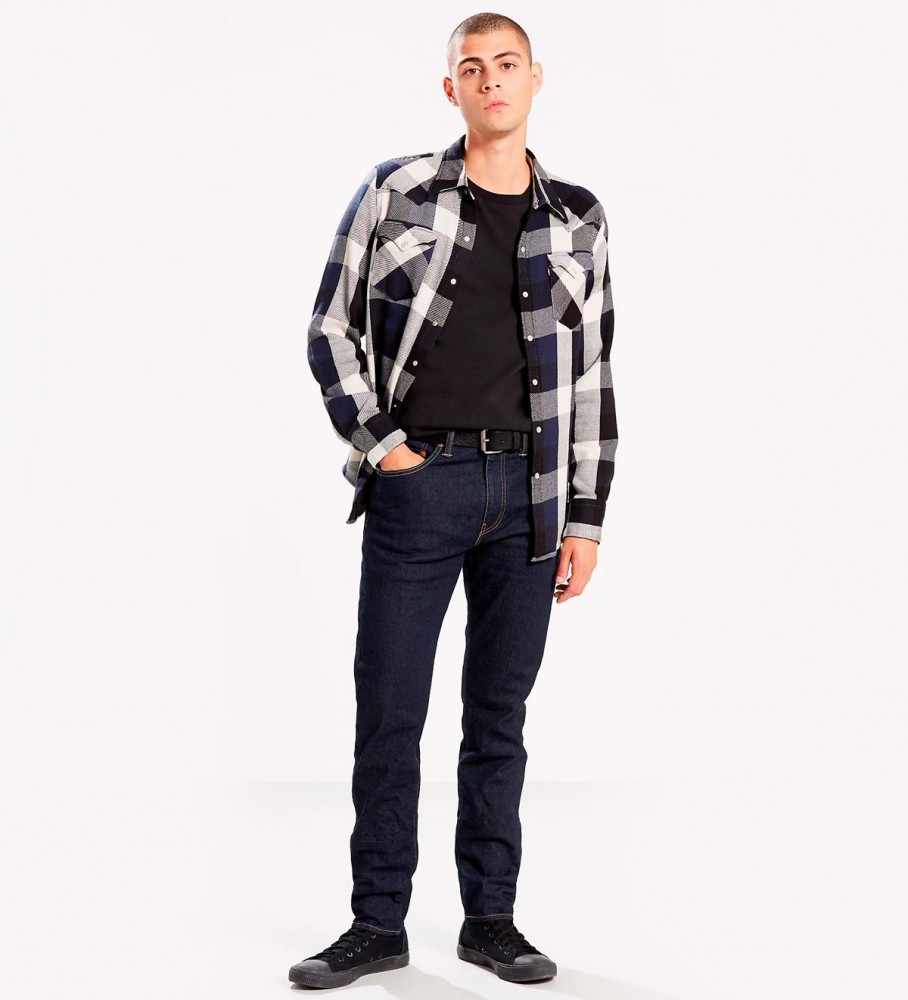 Levi's Jeans De Corte Cnico Ceido 512 Azul