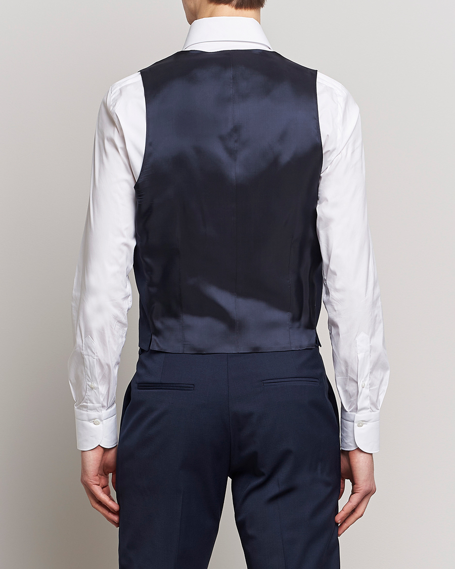 Tiger of Sweden Wayde Wool Travel Waistcoat Royal Blue