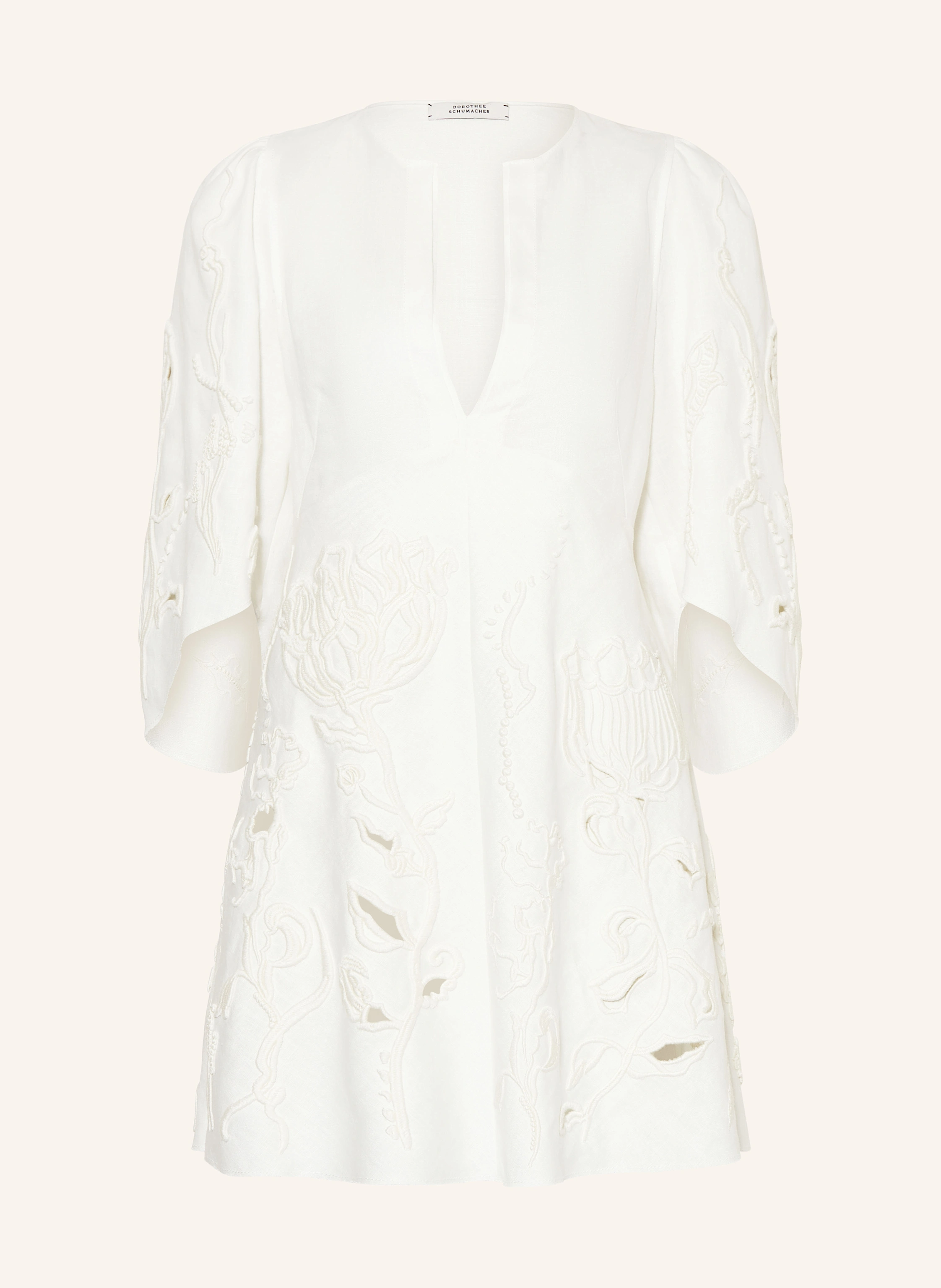 DOROTHEE SCHUMACHER Leinenkleid EMBROIDERED BEAUTY