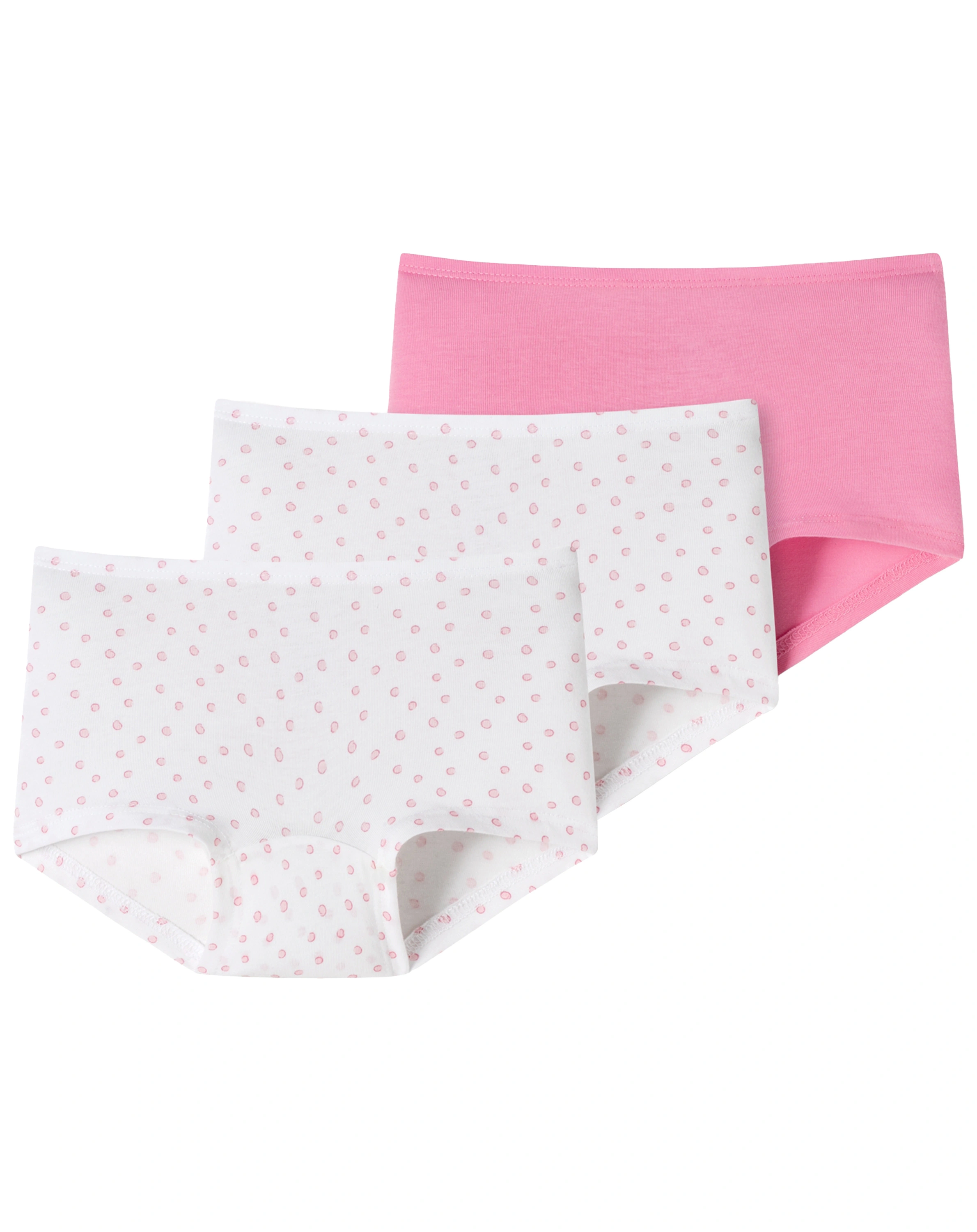 Panty FINE DOTTY 3er-Pack in rosa/weiß