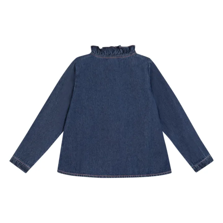 Bonton Blouse Denim Priscilla | Bleu