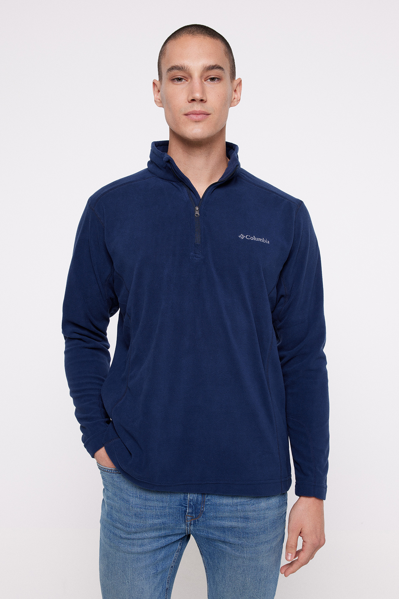 Forro de zíper até a metade da camisa Columbia™ Klamath Range™ II para homens