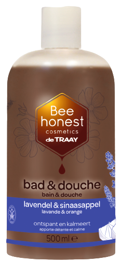 Traay Bad / douche lavendel / sinaasappel 500ml