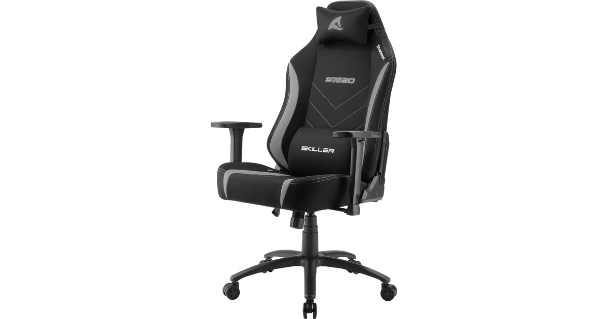 SharkoonSKILLER SGS20 Fabric gamestoel  (Zwart/grijs)
