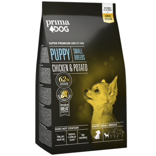 PrimaDog Mini Puppy au poulet pour chiot de petite race