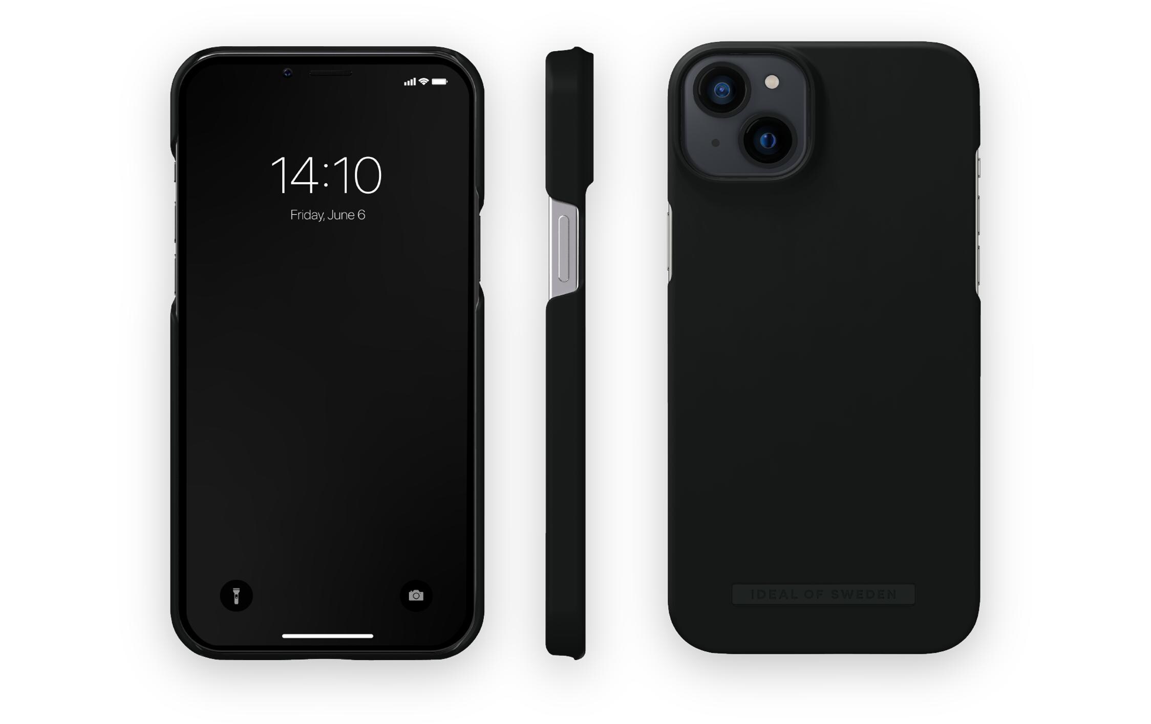 Back Cover Coal Black iPhone 14 PlusPolycarbonat-Backcover im Matte-Schwarzem-Look