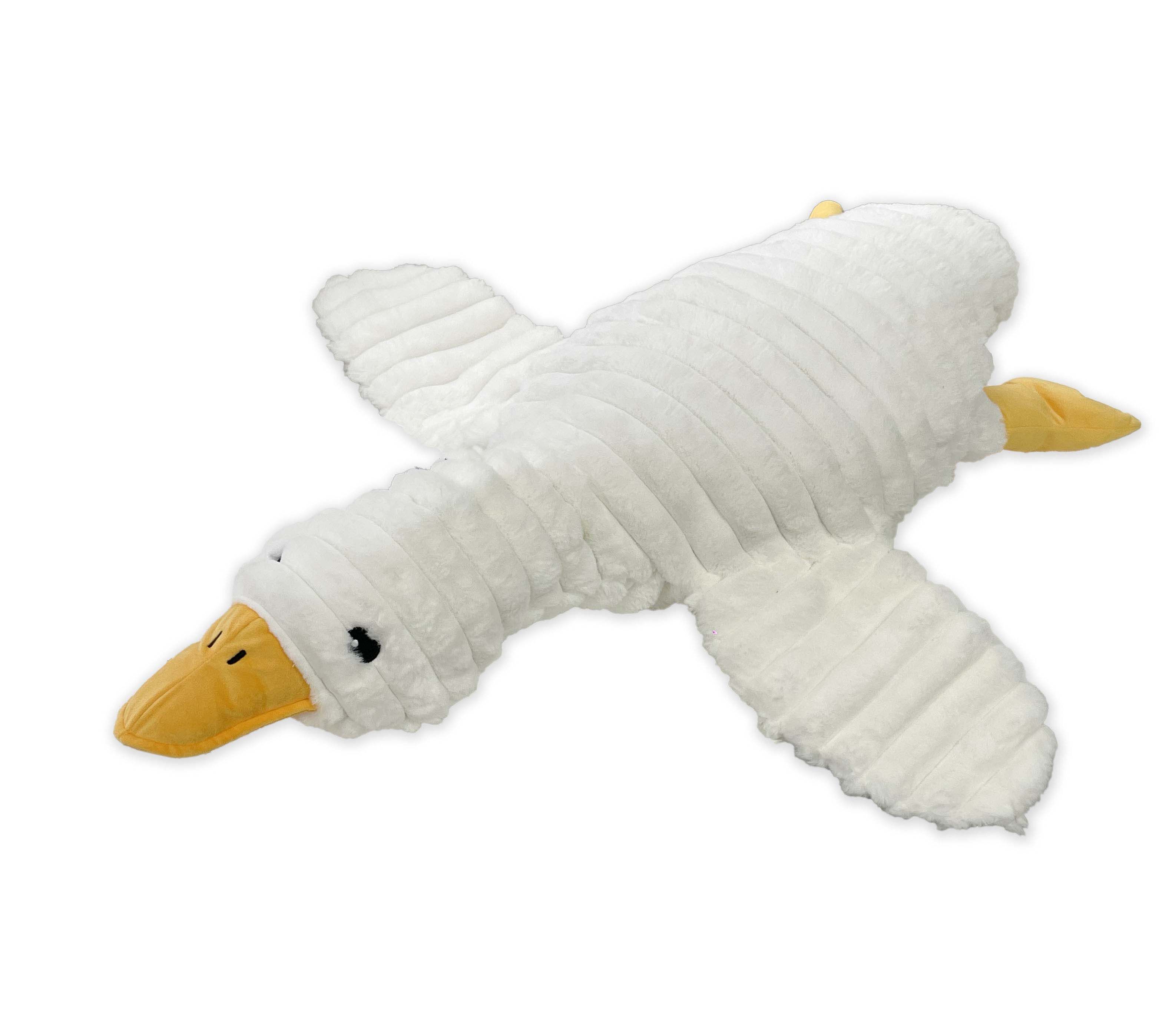 Quapas Gans Knuffel - Hondenspeelgoed - 20x25x66 cm - XL