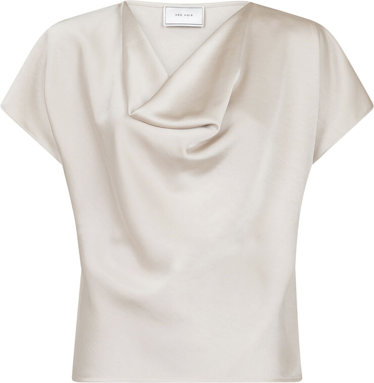 Neo Noir Annabeth Heavy Sateen Tee Champagne