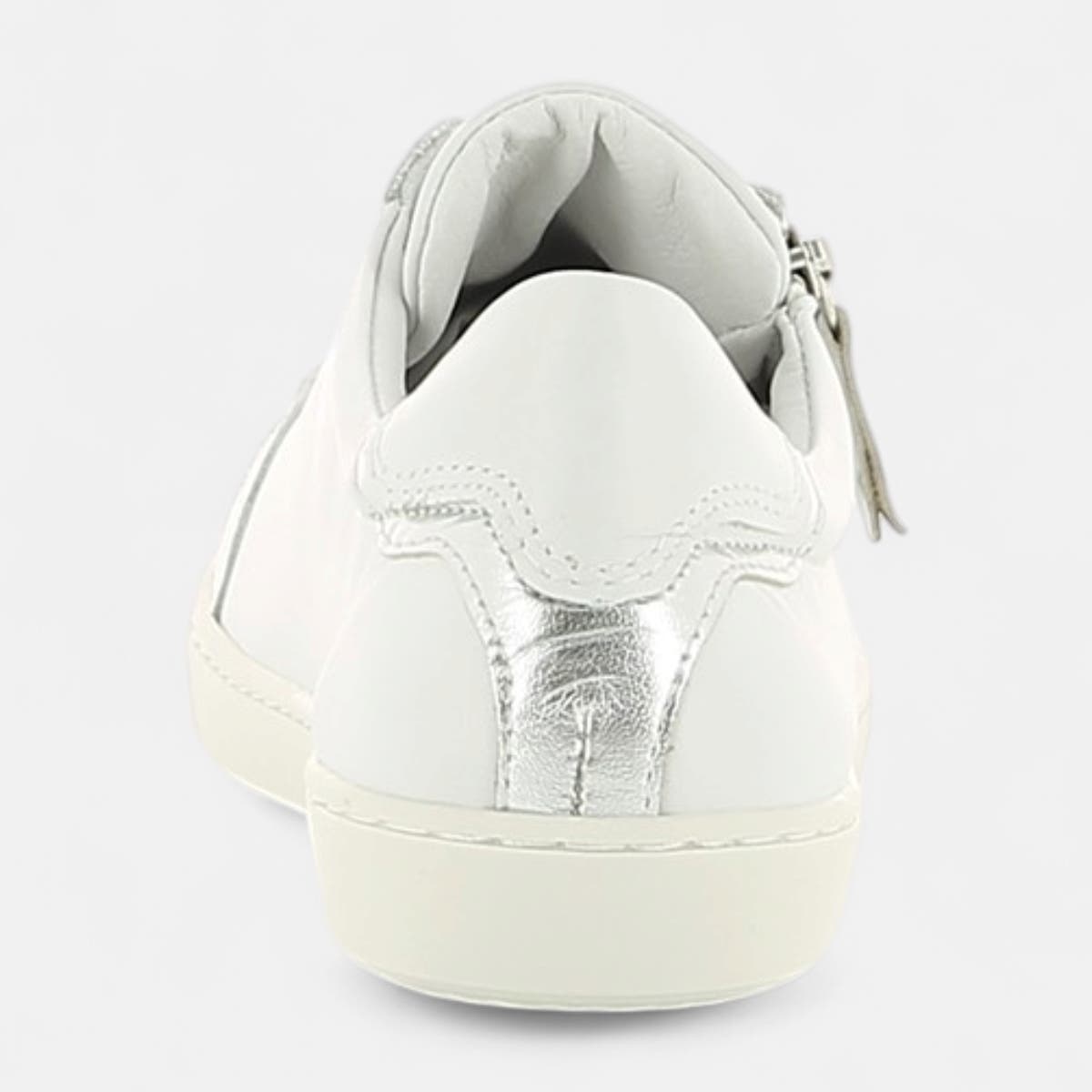 Baskets basses Femme en cuir blanc
