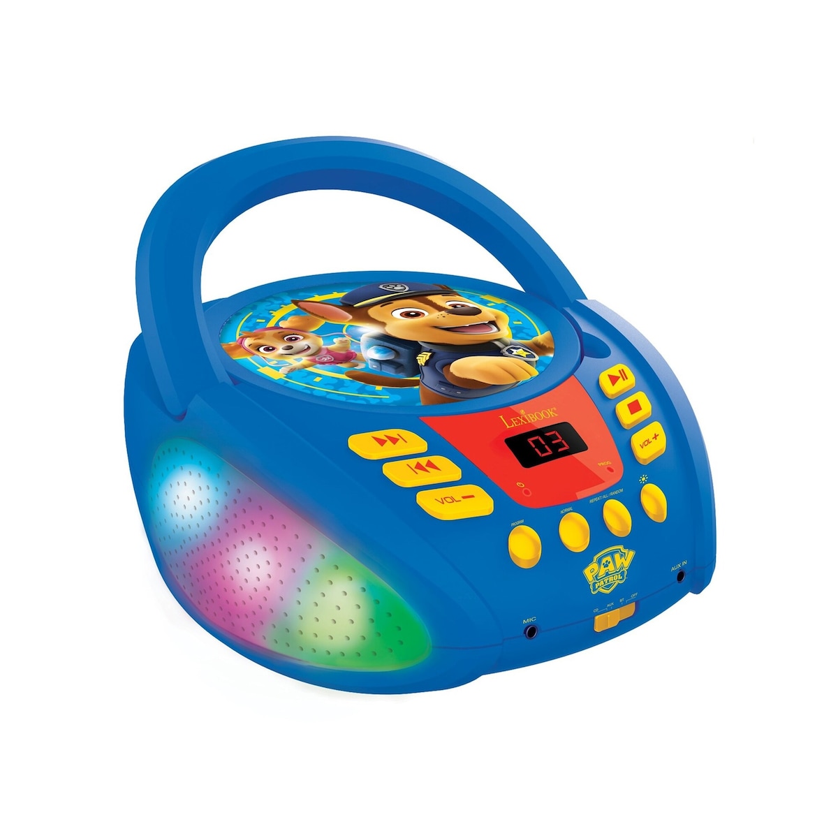 Paw Patrol Bluetooth CD-spiller med lys