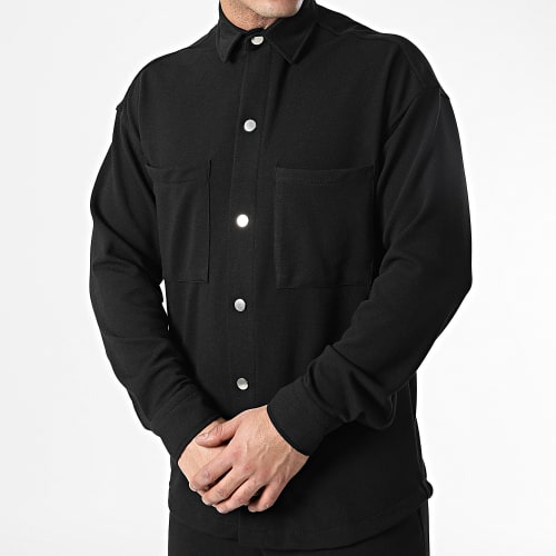 Ensemble Surchemise Et Pantalon Jogging LL610 Noir