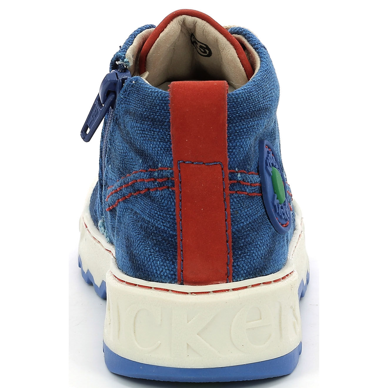 Kickers Baskets Kickrup bleu/rouge
