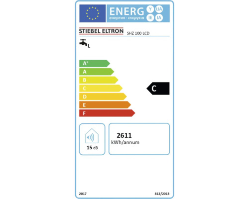 Stiebel Eltron SHZ 100 LCD wandgemonteerde boiler, 100 liter