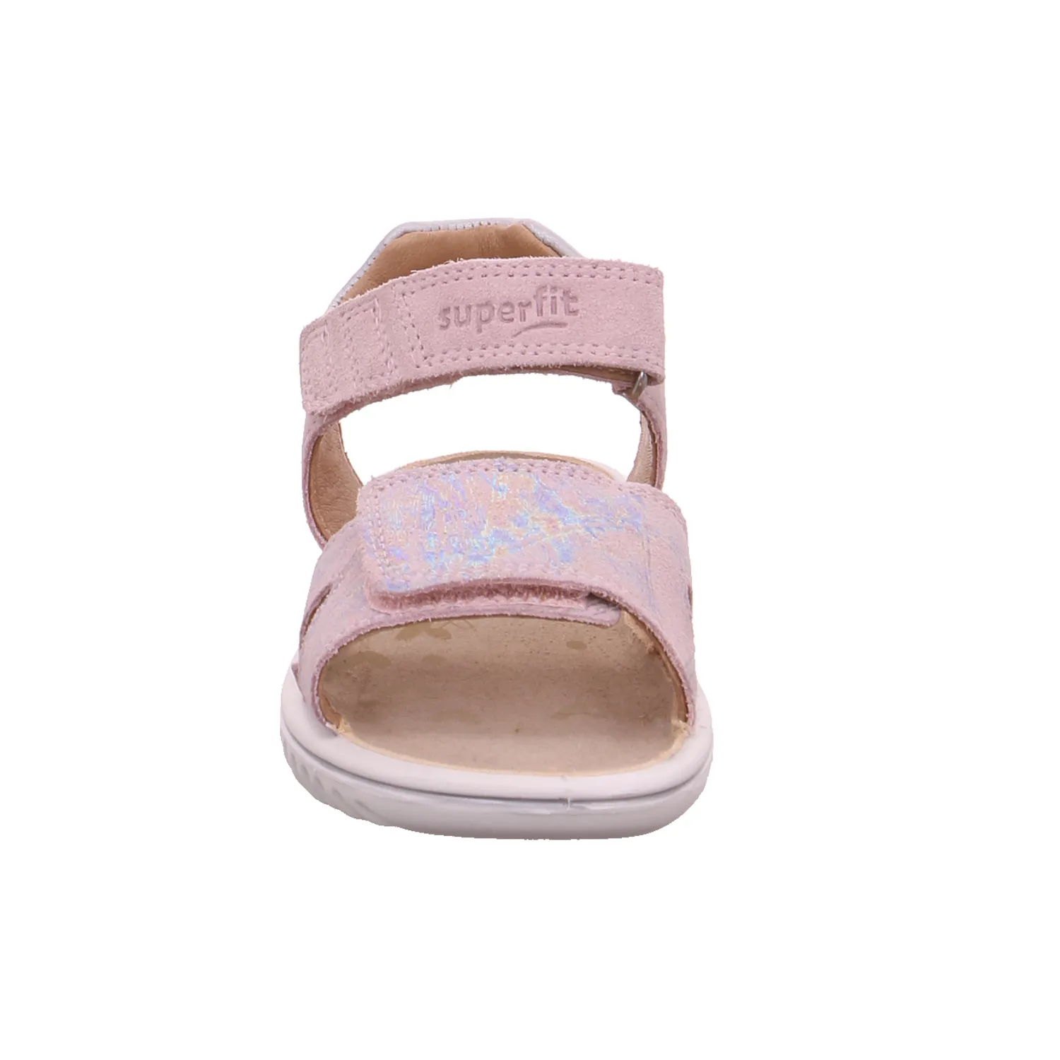 SUPERFIT Kleinkinder-Sandale Rosa Leder  Mädchentraum