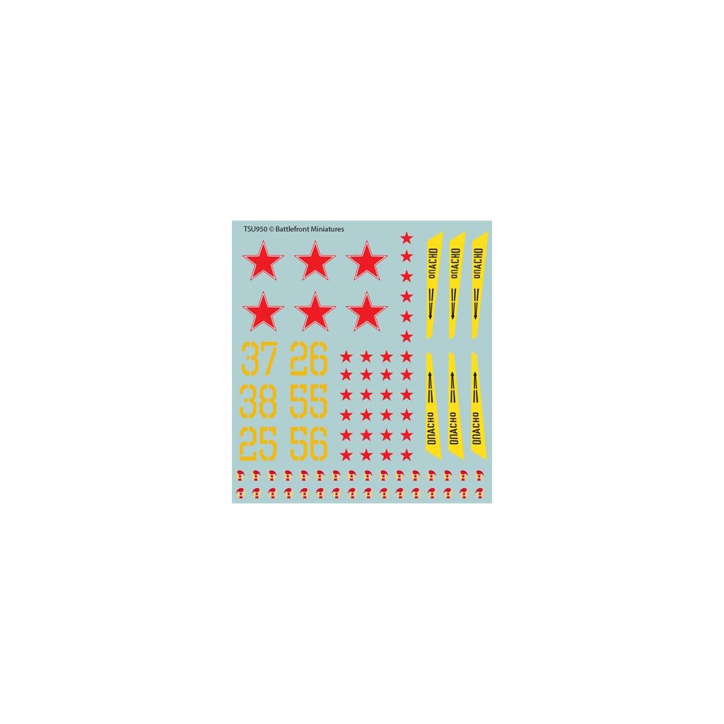 Team Yankee - Soviet Decal Set