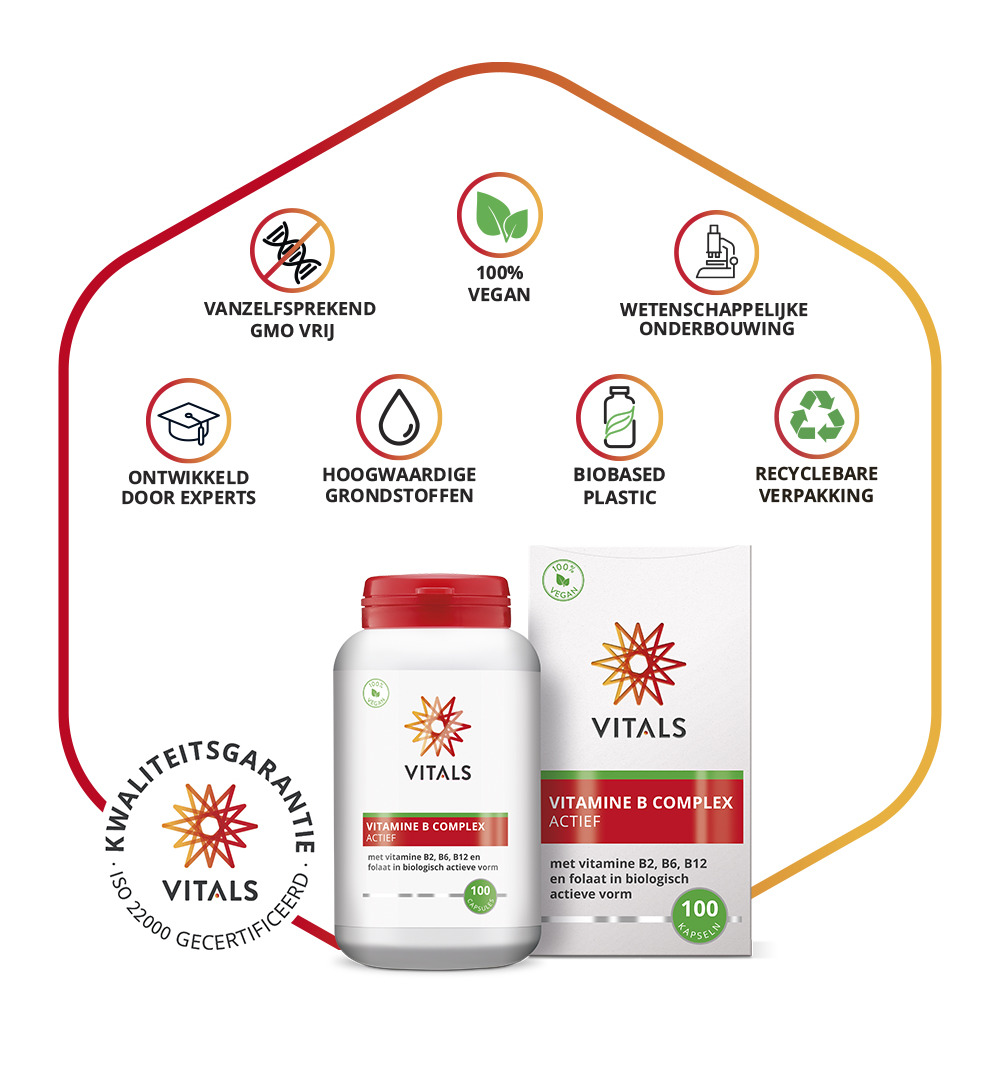 Vitals Vitamine B Complex Actief (100 capsules)